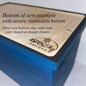 Sedona Arizona Desert Red rocks Hand Painted Urn – for cremation and memorial